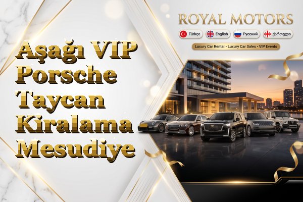 Aşağı VIP Porsche Taycan Kiralama - Mesudiye
