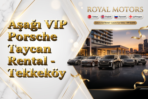 Aşağı VIP Porsche Taycan Rental - Tekkeköy