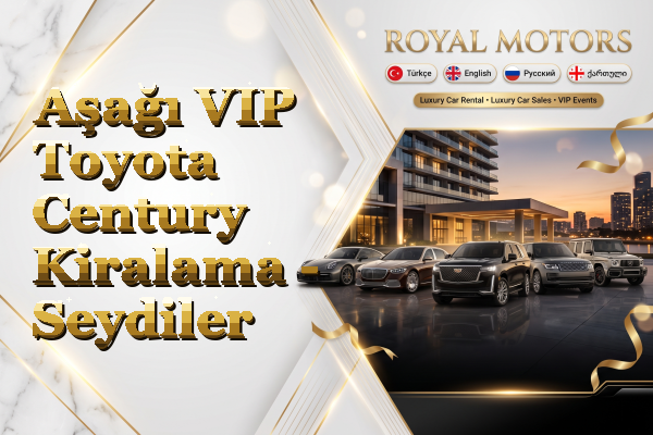 Aşağı VIP Toyota Century Kiralama - Seydiler