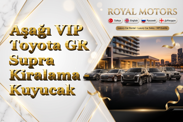 Aşağı VIP Toyota GR Supra Kiralama - Kuyucak