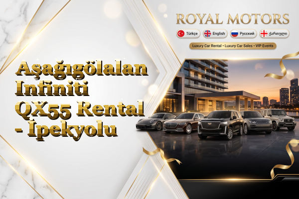 Aşağıgölalan Infiniti QX55 Rental - İpekyolu