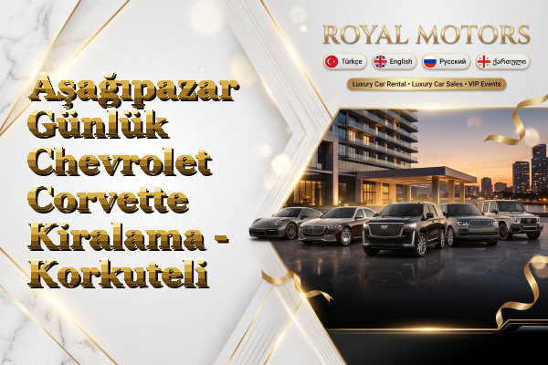 Aşağıpazar Günlük Chevrolet Corvette Kiralama - Korkuteli