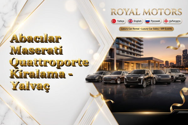 Abacılar Maserati Quattroporte Kiralama - Yalvaç