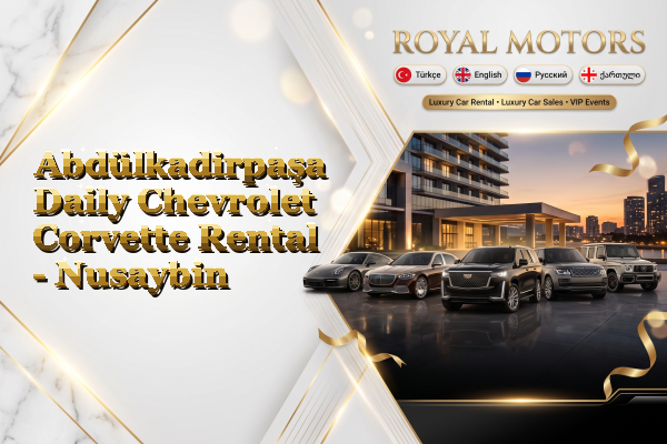 Abdülkadirpaşa Daily Chevrolet Corvette Rental - Nusaybin