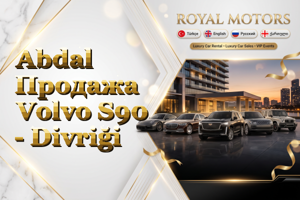 Abdal Продажа Volvo S90 - Divriği
