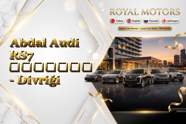 Abdal Audi RS7 გაყიდვა - Divriği
