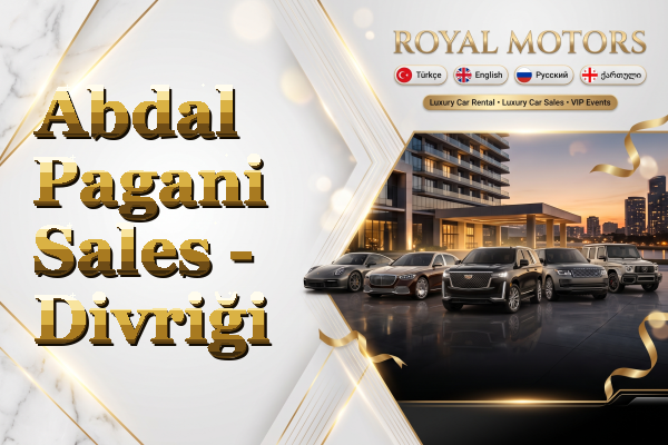 Abdal Pagani Sales - Divriği