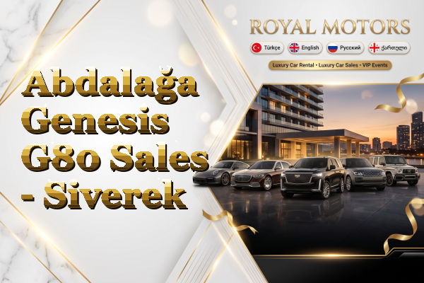 Abdalağa Genesis G80 Sales - Siverek