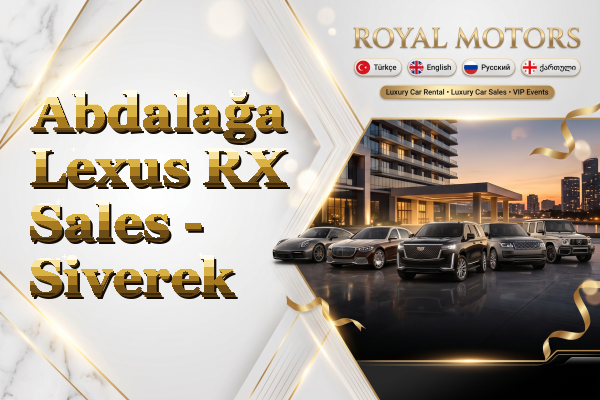 Abdalağa Lexus RX Sales - Siverek