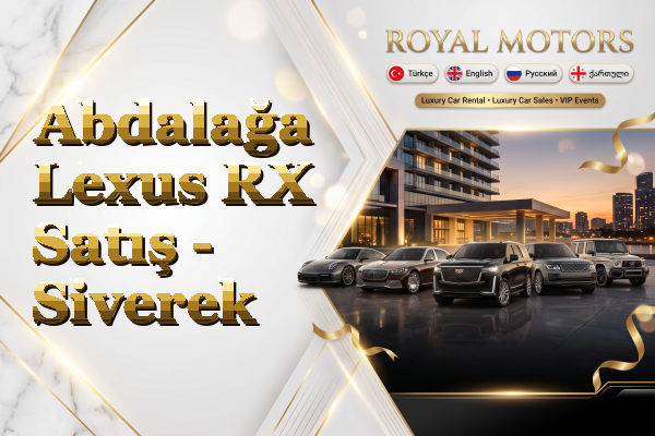 Abdalağa Lexus RX Satış - Siverek