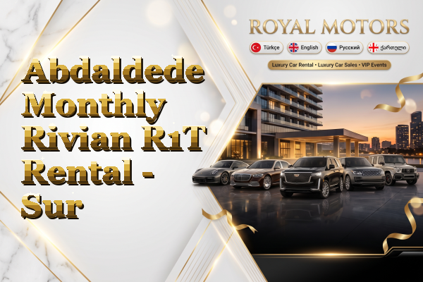 Abdaldede Monthly Rivian R1T Rental - Sur