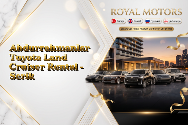 Abdurrahmanlar Toyota Land Cruiser Rental - Serik