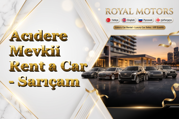 Acıdere Mevkii Rent a Car - Sarıçam