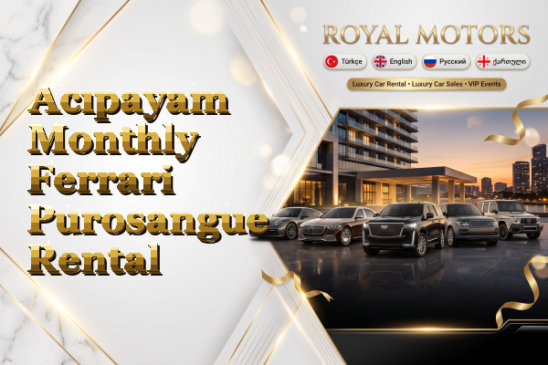 Acıpayam Monthly Ferrari Purosangue Rental