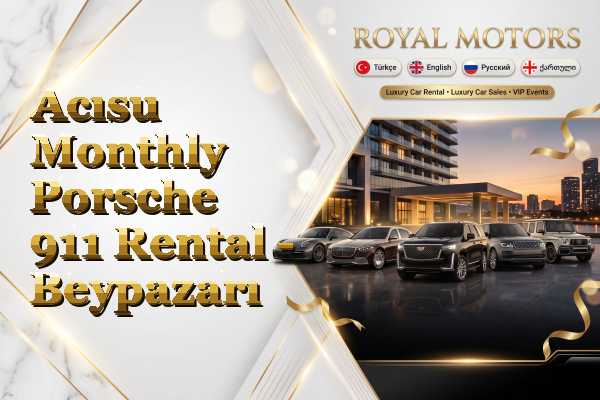 Acısu Monthly Porsche 911 Rental - Beypazarı