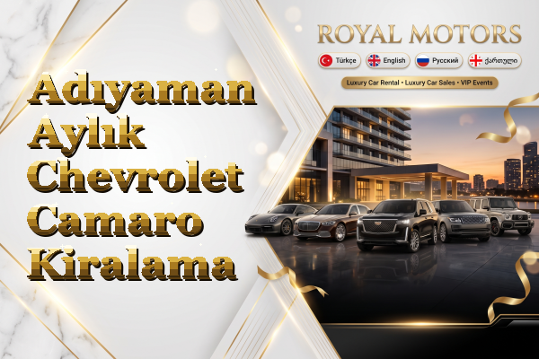 Adıyaman Aylık Chevrolet Camaro Kiralama