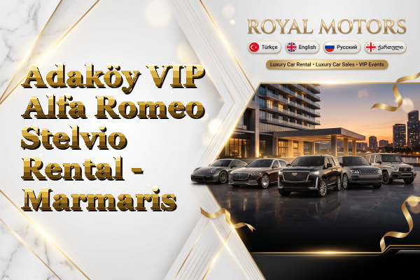 Adaköy VIP Alfa Romeo Stelvio Rental - Marmaris
