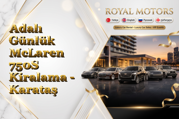 Adalı Günlük McLaren 750S Kiralama - Karataş