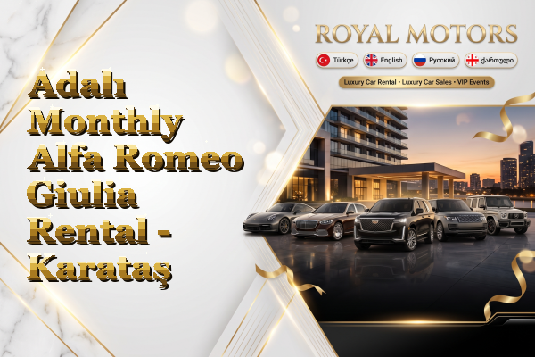 Adalı Monthly Alfa Romeo Giulia Rental - Karataş