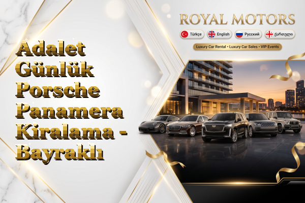 Adalet Günlük Porsche Panamera Kiralama - Bayraklı