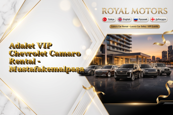 Adalet VIP Chevrolet Camaro Rental - Mustafakemalpaşa