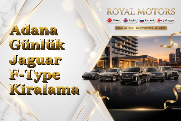 Adana Günlük Jaguar F-Type Kiralama
