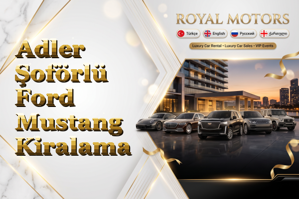 Adler Şoförlü Ford Mustang Kiralama