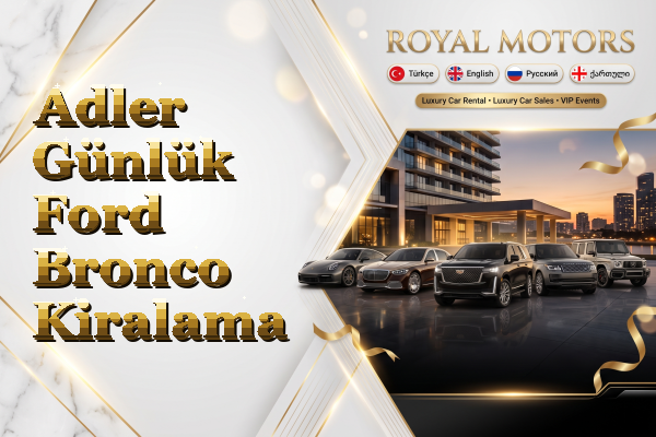 Adler Günlük Ford Bronco Kiralama