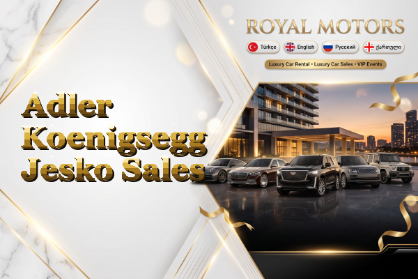 Adler Koenigsegg Jesko Sales