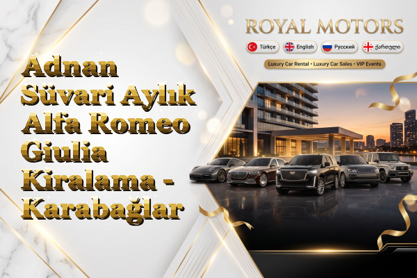 Adnan Süvari Aylık Alfa Romeo Giulia Kiralama - Karabağlar