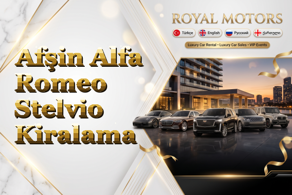 Afşin Alfa Romeo Stelvio Kiralama