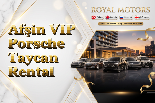 Afşin VIP Porsche Taycan Rental