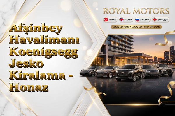 Afşinbey Havalimanı Koenigsegg Jesko Kiralama - Honaz