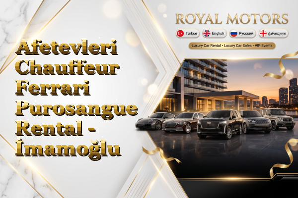 Afetevleri Chauffeur Ferrari Purosangue Rental - İmamoğlu