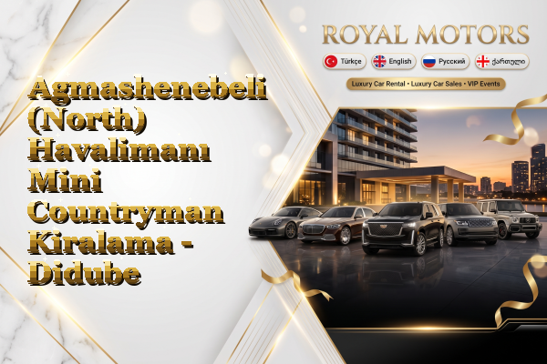 Agmashenebeli (North) Havalimanı Mini Countryman Kiralama - Didube