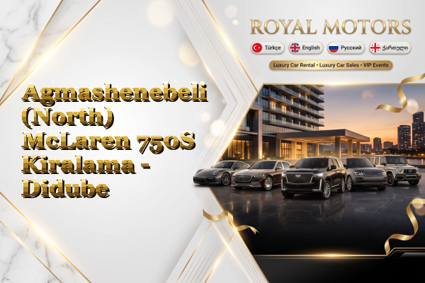 Agmashenebeli (North) McLaren 750S Kiralama - Didube