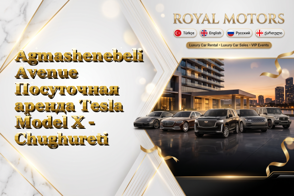Agmashenebeli Avenue Посуточная аренда Tesla Model X - Chughureti