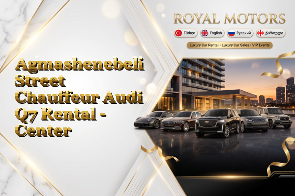Agmashenebeli Street Chauffeur Audi Q7 Rental - Center