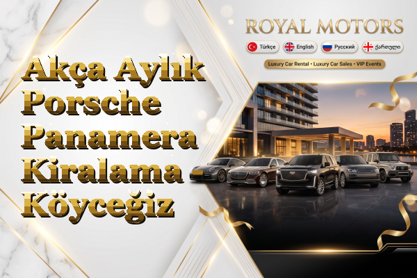Akça Aylık Porsche Panamera Kiralama - Köyceğiz