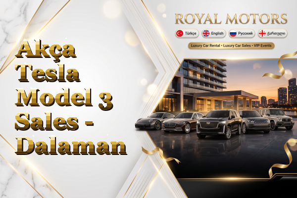 Akça Tesla Model 3 Sales - Dalaman