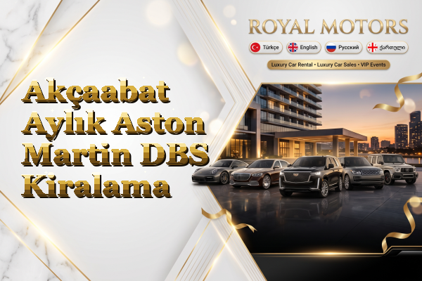 Akçaabat Aylık Aston Martin DBS Kiralama