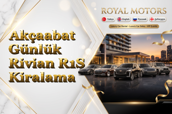 Akçaabat Günlük Rivian R1S Kiralama