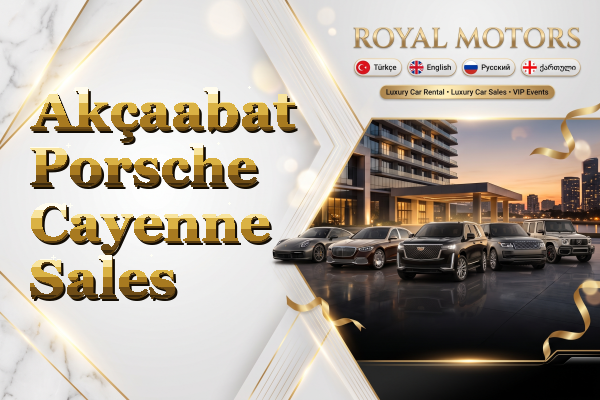 Akçaabat Porsche Cayenne Sales