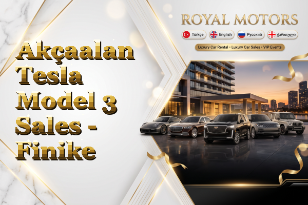 Akçaalan Tesla Model 3 Sales - Finike