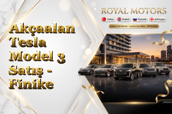 Akçaalan Tesla Model 3 Satış - Finike