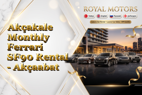 Akçakale Monthly Ferrari SF90 Rental - Akçaabat