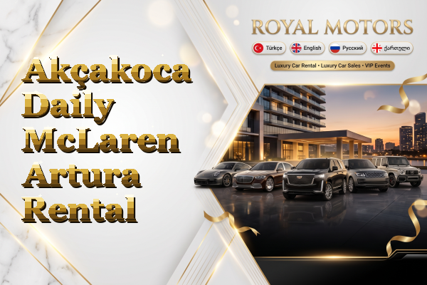 Akçakoca Daily McLaren Artura Rental