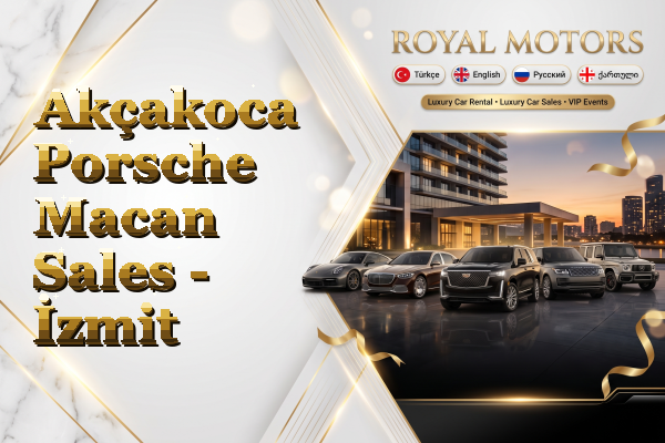 Akçakoca Porsche Macan Sales - İzmit