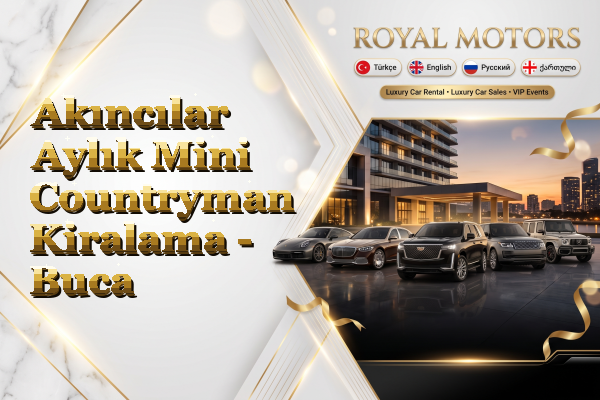 Akıncılar Aylık Mini Countryman Kiralama - Buca