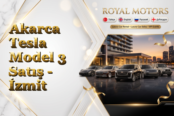 Akarca Tesla Model 3 Satış - İzmit